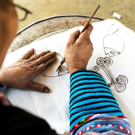 Batik and Indigo Dye Techniques of the Ethnics