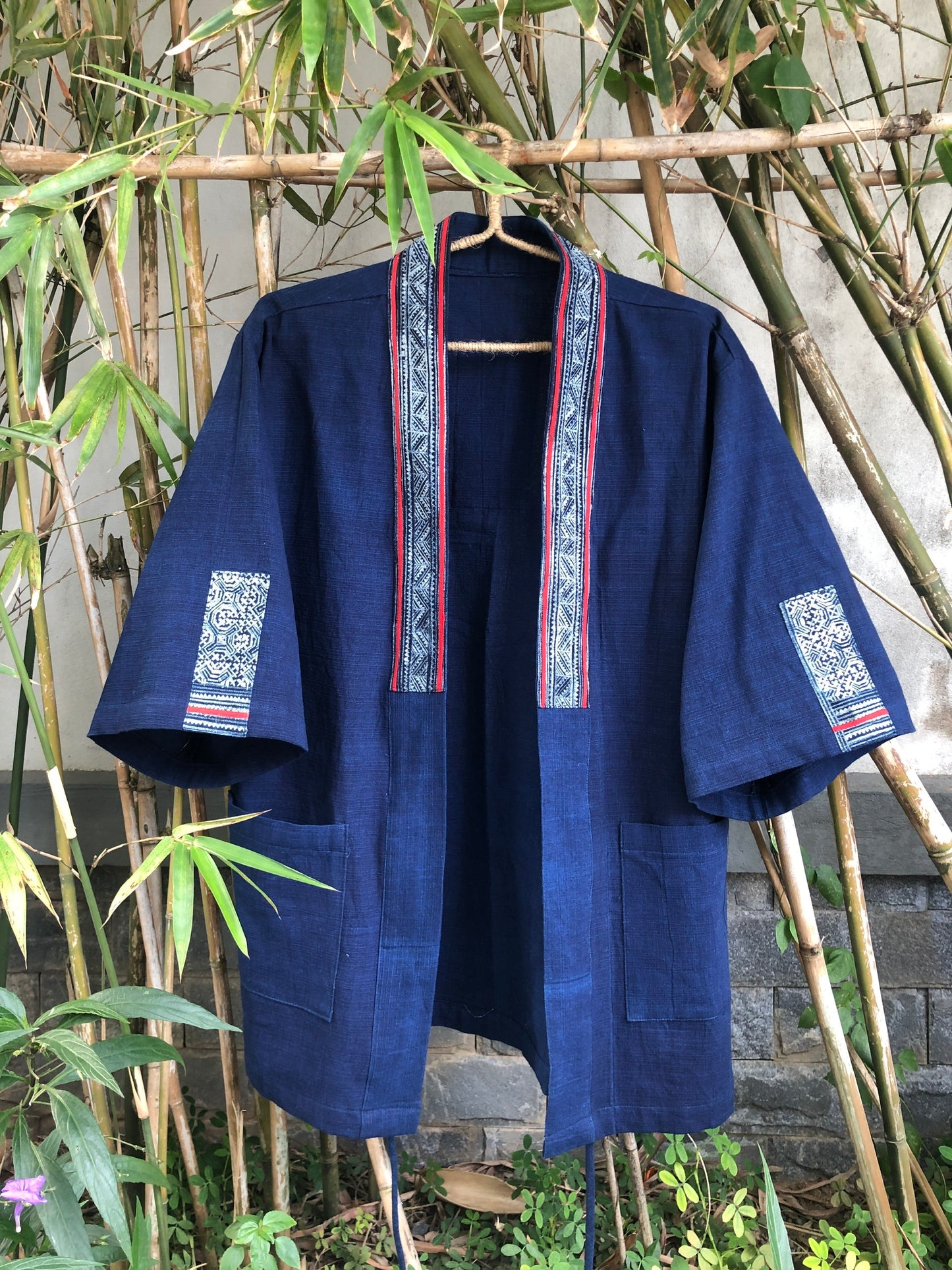 Unique Hmong Jacket | Kendo Jacket, Cotton Handmade Free Size Jacket