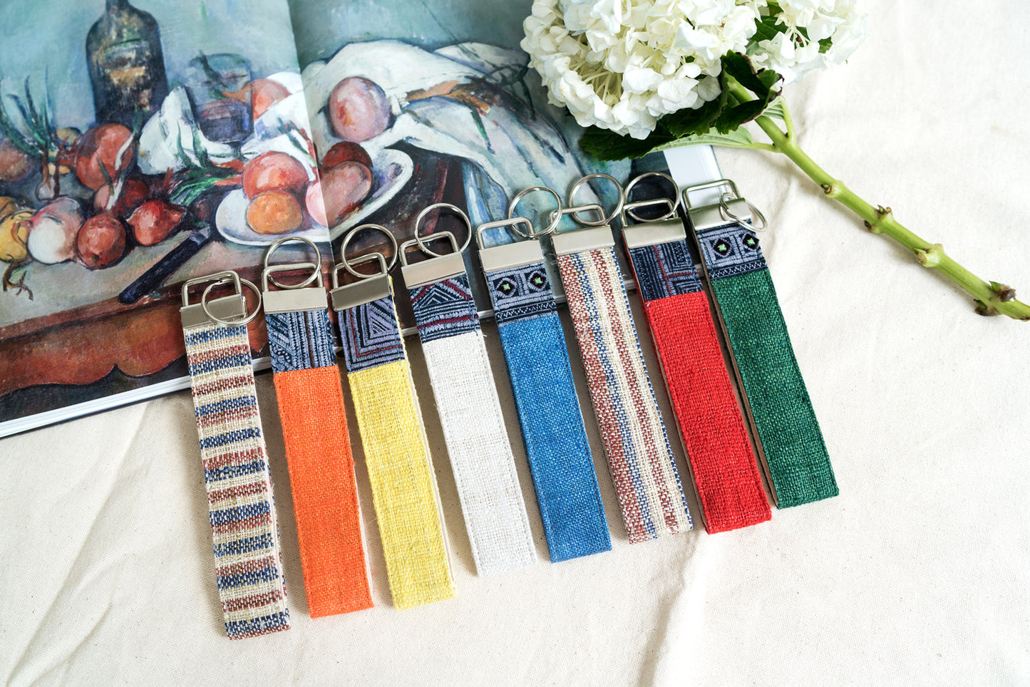 Long Keychain | Handmade Wristlet