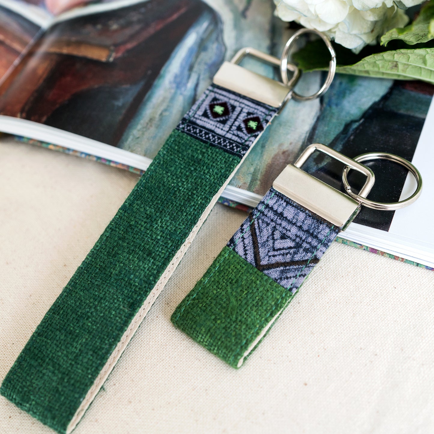 Small Keychain | Short Handmade Key Chain