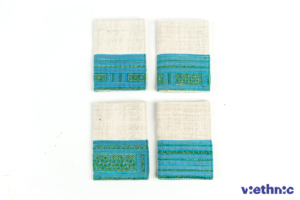 Teal Passport Cover | Fabric Passport Holder