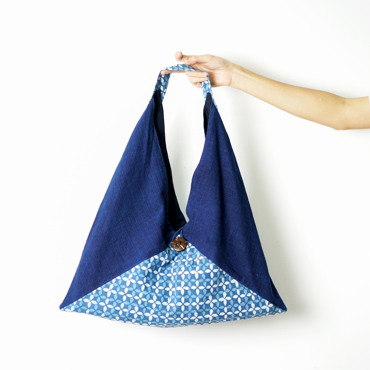 Boho Origami Tote Bag | Triangle Bag